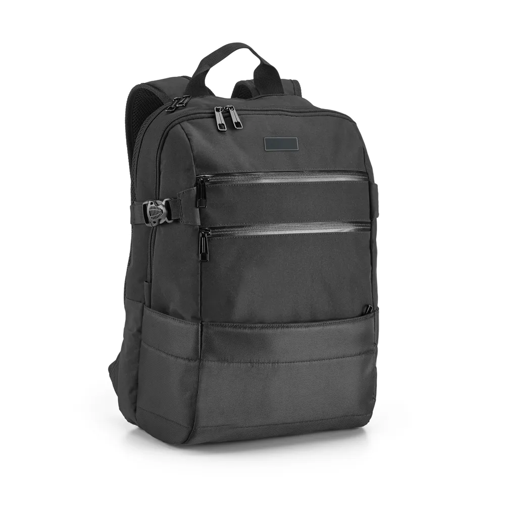 ZIPPERS PLATE. Mochila para notebook (15'6'') em 840D jacquard com dois compartimentos forrados (25 L)